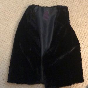 Faded glory faux fur vest